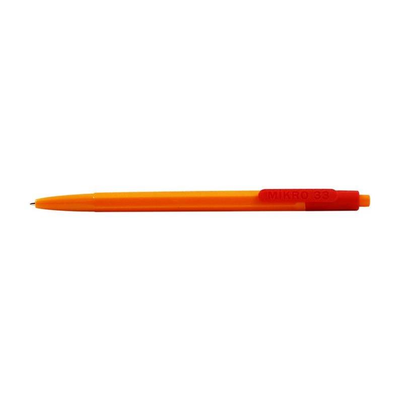 Mikro 33 Kırmızı Basmalı Tükenmez Kalem